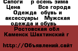 Сапоги 35 р.осень-зима  › Цена ­ 700 - Все города Одежда, обувь и аксессуары » Мужская одежда и обувь   . Ростовская обл.,Каменск-Шахтинский г.